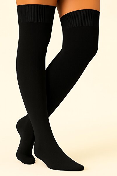 COTENCONCEPT 3 Pairs of Cotton Blend Over-The-Knee Socks