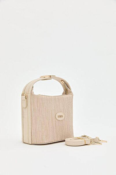 Nihan Toka Detaylı El Çantası Bej