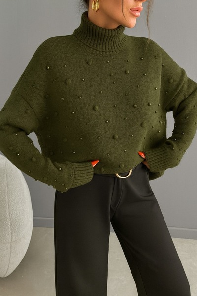 AYZEY Sweater Tricot with Beads