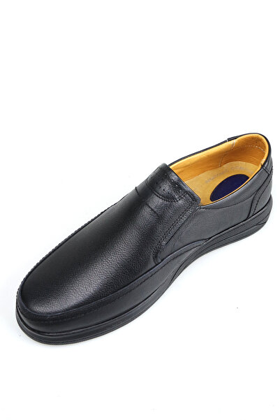 Dortex Drt7810 Leather Lace Detailed Non-Slip Sole Easy to Wear Men's Shoes