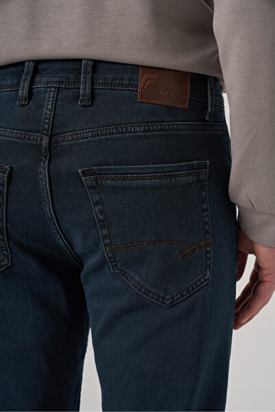 Morven Men's Khaki Denim 5 Pocket Slim Fit Jean Jeans