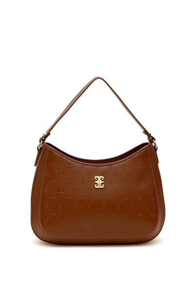 Pierre Cardin Brown Tan Shoulder Bag
