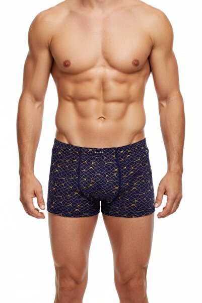 İki Yıldız Men's Stretch Fabric Print Patterned Boxer Bgl-St05008