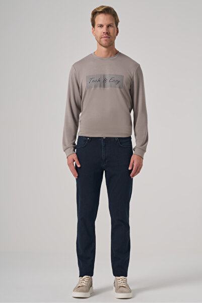 Morven Men's Navy Blue Denim 5 Pocket Slim Fit Jean Jeans