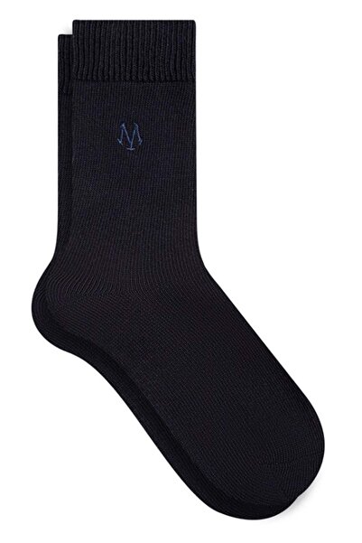 Mavi Logo Embroidered Socks Unisex Socks Dark Blue