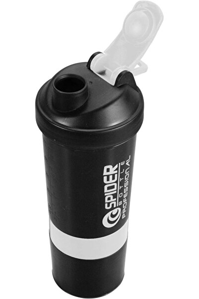Al Rayyan Sports Dovaz® Protein Shaker Bottle - Spider Cyclone Shaker 500ml (White)