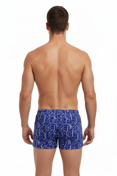 İki Yıldız Men's Stretch Fabric Print Patterned Boxer Bgl-St05009