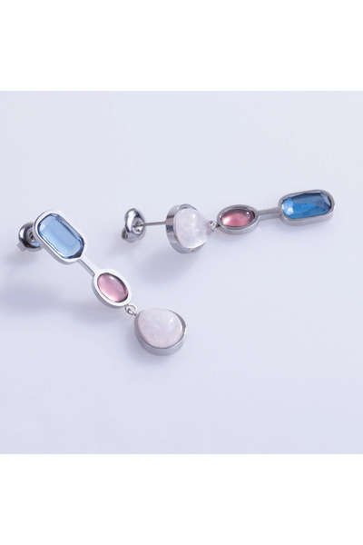 Shine of Magic Jewelry حلق لونوفا |   أقراط فولاذية