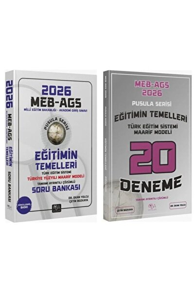 CBA Akademi CBA Yayınları 2026 MEB-AGS Eğitimin Temelleri Soru Bankası + 20 D...