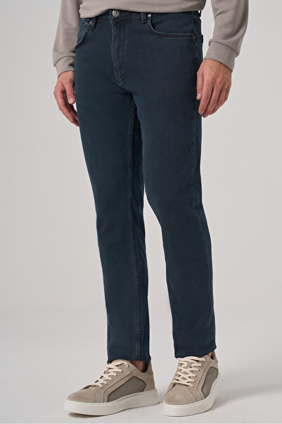 Morven Men's Khaki Denim 5 Pocket Slim Fit Jean Jeans