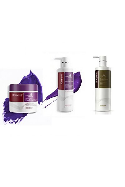 Karseell Σετ Blond Perfect – Σαμπουάν & Μάσκα Violet + Conditioner Κολλαγόνου