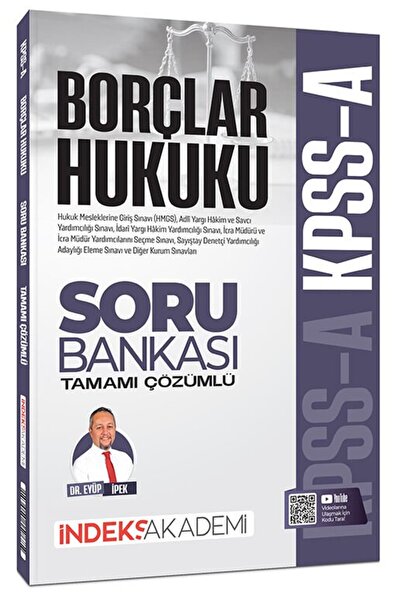 İndeks Akademi 2026 KPSS A Grubu Borçlar Hukuku Soru Bankası Çözümlü - Eyüp İ...