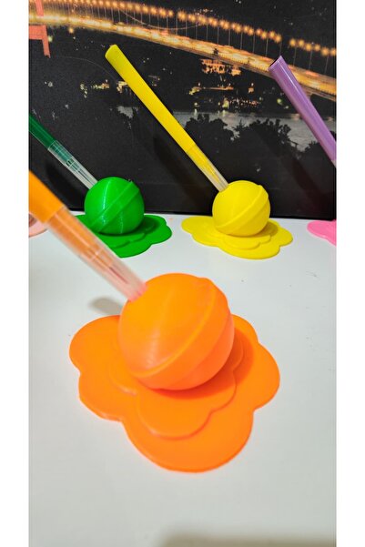 END Design Melted Lollipop Pen Holder |   5 Color Single Pen Stand |   Pla Eco-Friendly Design
