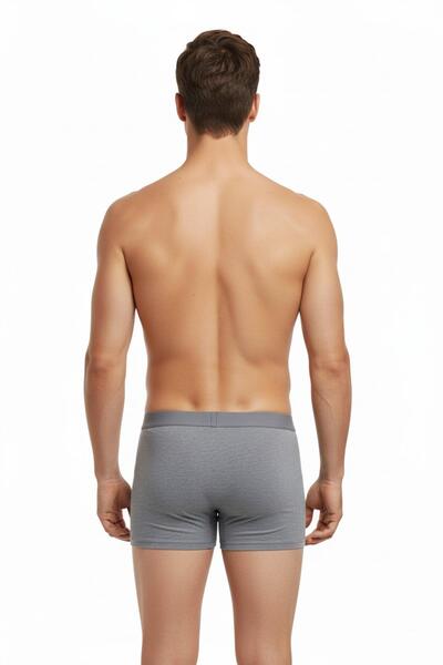 İki Yıldız Men's Stretch Fabric Boxers Solid Color Bgl-St05007