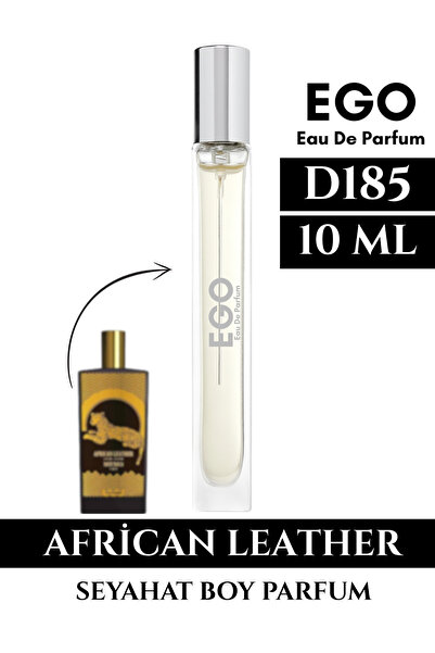 homeartplus D185 - Ego 10 ml ( AFRICAN LAETHER ) Delux Kalite Seyahat boy Parfüm