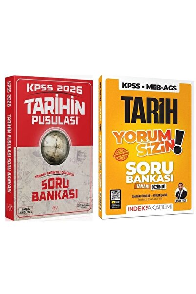 CBA Akademi CBA + İndeks 2026 KPSS Tarihin Pusulası + Yorum Sizin Soru Bankas...
