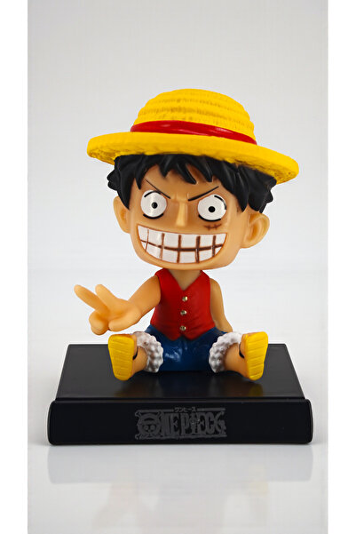 Hunga One Piece - Luffy Kafası Sallanan Figür - Araba Süsü - Telefon Tutucu