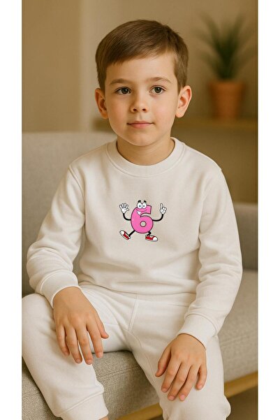 playwear Παιδικό Φούτερ Σετ Ρούχων ALTI με Στάμπα για Κορίτσια και Αγόρια, Λα...