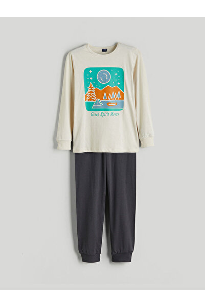 LC Waikiki Пижама с яка за момчета Bike Boys