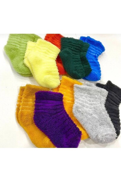 CUBBUX Children's Reverse Towel Socks Winter Socks 6 Pieces