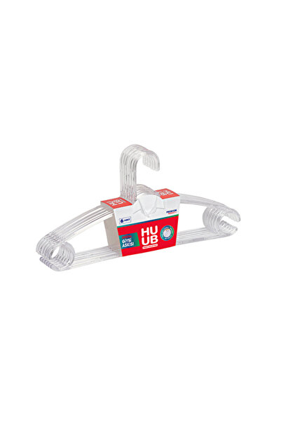 Huub Комплект кристални закачалки за дрехи от 6 броя