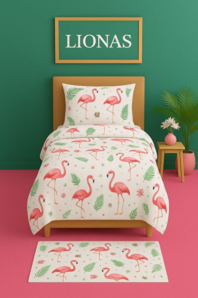 StellaFlavo Single Patterned Duvet Cover + 1 Pillowcase with Cover