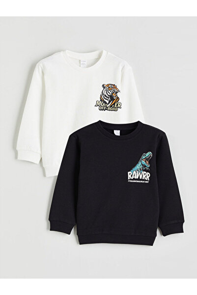 LC Waikiki سترة سميكة مطبوعة للأولاد