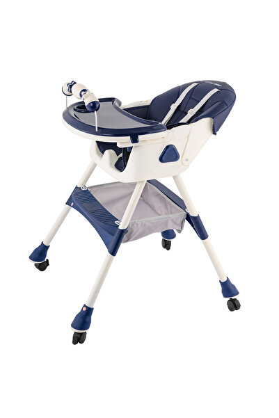 OEM 4 in 1 Baby Dining Chair, Age 6-72 months, Foldable High Chair, with 4 Wheels, Rocking Chair, 2 x Tray