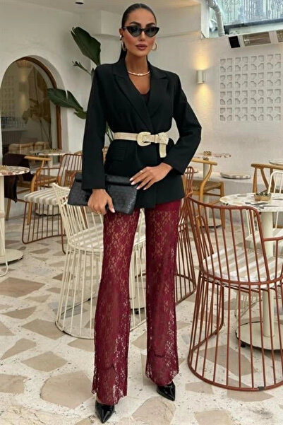 GENCULUS Lined Lace Trousers 0081