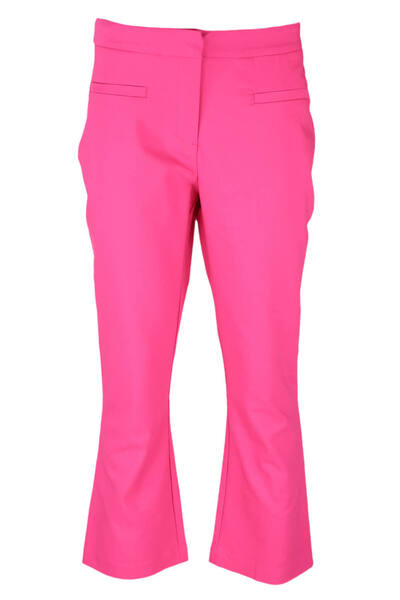 ORSAY Audrey Dark Pink Pants - 38, Pink, 54% Cotton, 43% Polyester, 3% Elastane