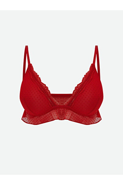 LC Waikiki Non-Wireless Padding Lace Bralette