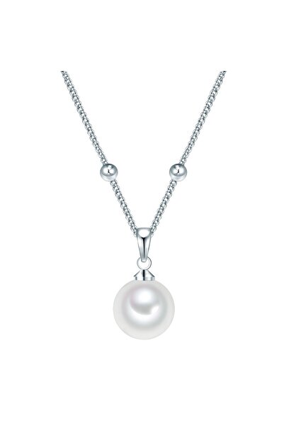 Lulu & Jane Perlenhalskette Kette Muschelkernperle weiß