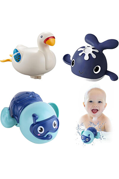 OEM Jucării de baie pentru copii cu mecanism de răsucire, broască țestoasă, b...