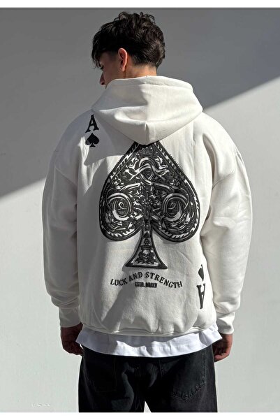 zaee A cu imprimeu supradimensionat Premium Swea tricou