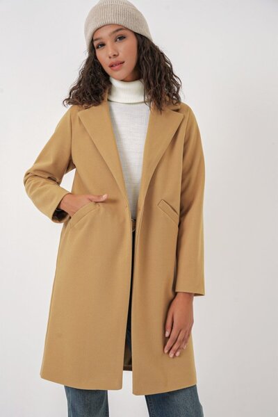 NEML 9085 Kaşe Coat - Mustard