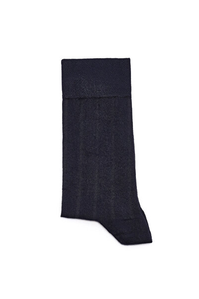 Derimod Men's Navy Blue Bamboo Long Socks 000A2C35136F