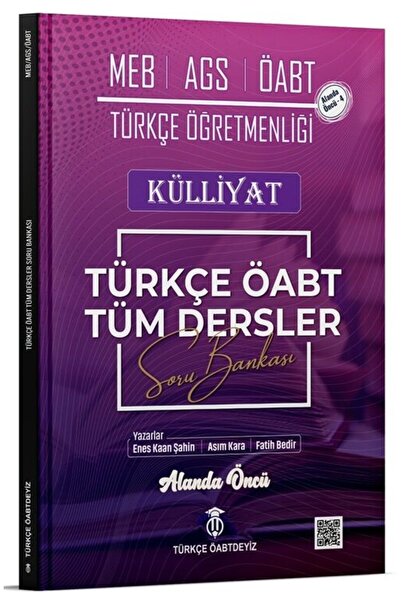 TÜRKÇE ÖABTDEYİZ ÖABT MEB-AGS Türkçe Tüm Dersler Külliyat Soru Bankası Çözüml...