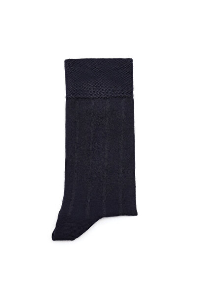 Derimod Men's Navy Blue Bamboo Long Socks 000A2C35136F