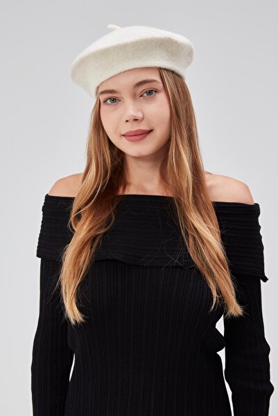 derikem Women's Winter French Painter Beret and Shawl Two-Piece Set Shawl and Beret Winter Set