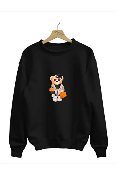 HerTarzınTrendi My Shopping Mood Pulover cu guler rotund cu 3 fire " Pulover ...