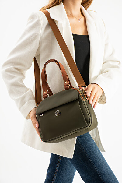 Sanmorris Sn 1431 Women's Shoulder Bag Handbag Crossbody Bag Green Taba