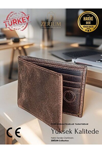 ZERİUM Genuine Leather Arven – Premium Genuine Leather Men's Wallet and Card Holder
