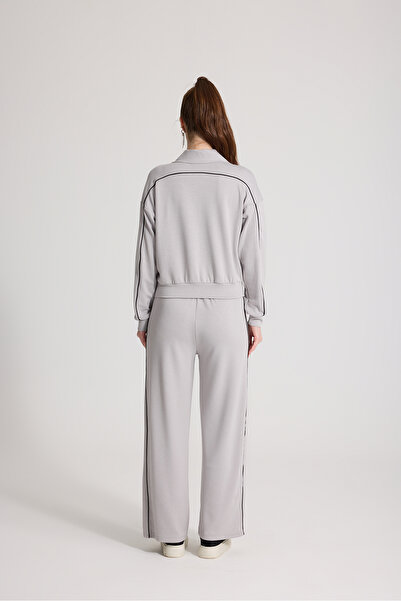 SEVİLEN Women's Double Set with Bias Tape