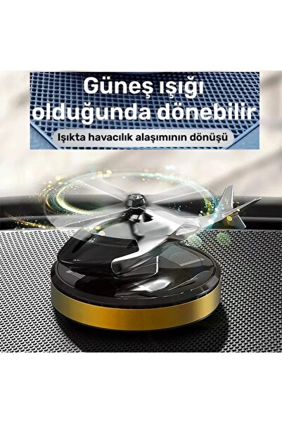 BGA solar araç kokusu 2 tabletli solar helikopter oto kokusu