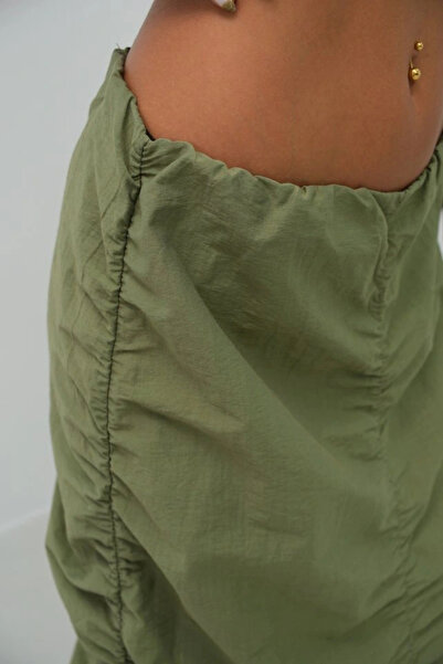 GENCULUS Gather Detail Maxi Skirt