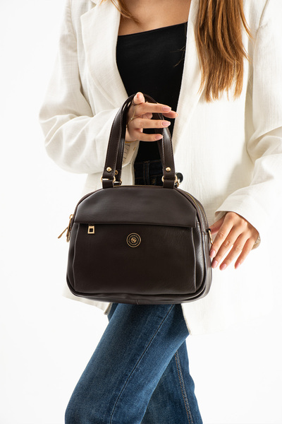 Sanmorris Sn 1431 Women's Shoulder Bag Handbag Crossbody Bag Brown