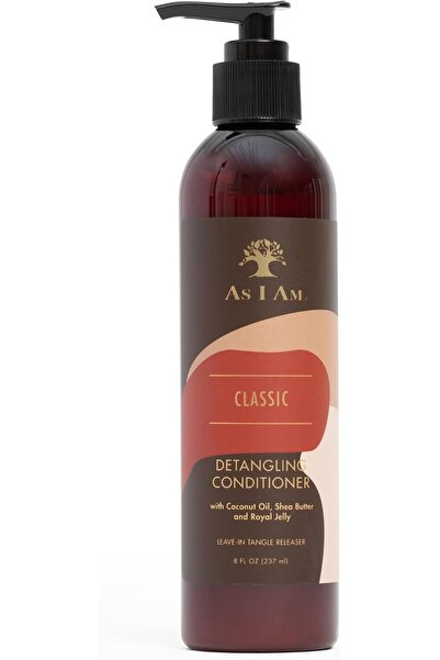 As I Am بلسم لفك تشابك الشعر، يترك على الشعر ويزيل التشابك، 237 مل