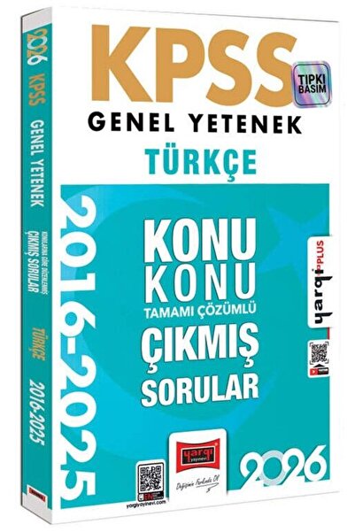 Yargı Yayınları 2026 KPSS Genel Yetenek Türkçe 2016-2026 Konu Konu Tamamı Çöz...
