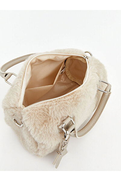 LC Waikiki Özmarka New Season Star Patterned Plush Women's Shoulder Bag