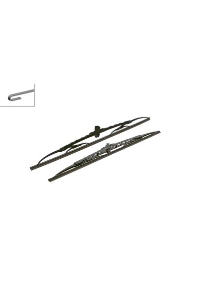 Bosch Υαλοκαθαριστήρας 550/480 χιλ. Σετ Άνω-Κάτω 2 τεμαχίων